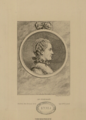 Madame Fréron (Bulletin des Beaux-Arts)