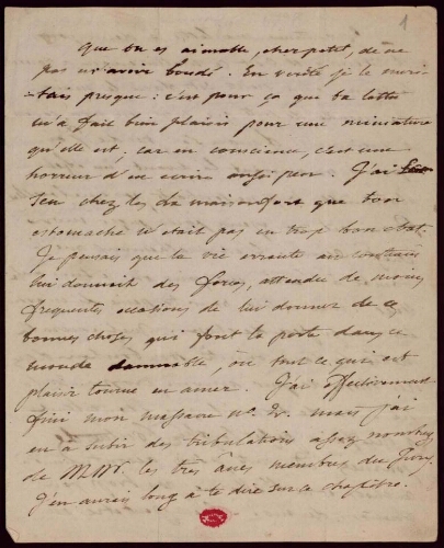 Lettre à M. Soulier, du 6 février 1828