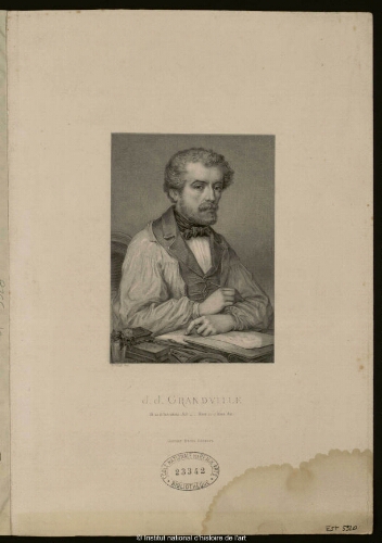 J. J. Grandville, né le 15 septembre 1803, mort le 17 mars 1847