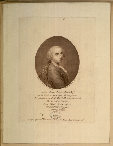 Anton Mariae Zanetti Alexandr. F., artis pictoriae [...]