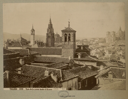 Toledo. Vista de la Ciudad desde el Alcazar