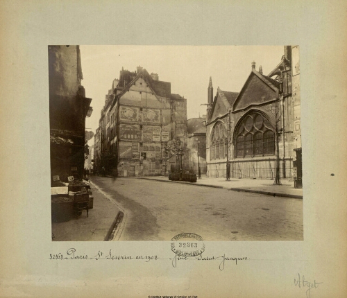 Paris, Saint Séverin en 1902, Rue Saint Jacques