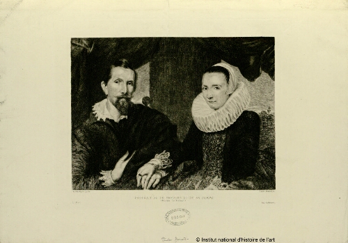 Portrait de Fr. Snyders et de sa femme (Musée de Cassel) (L'Art)