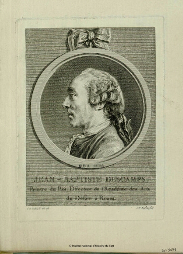 Jean-Baptiste Descamps, peintre du Roi, directeur de l'Académie des Arts du Dessin à Rouen