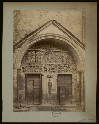 Conques (Aveyron) [Eglise Sainte-Foy, le tympan du portail central]
