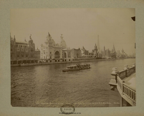 Exposition Universelle de 1900. Perspective des Palais des Nations, vue prise de la Rive Droite