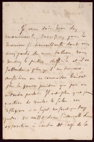 Lettre à Monsieur Lenormant, du [31 janvier 1831].