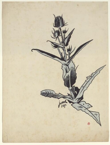 Ornement floral (chardon)