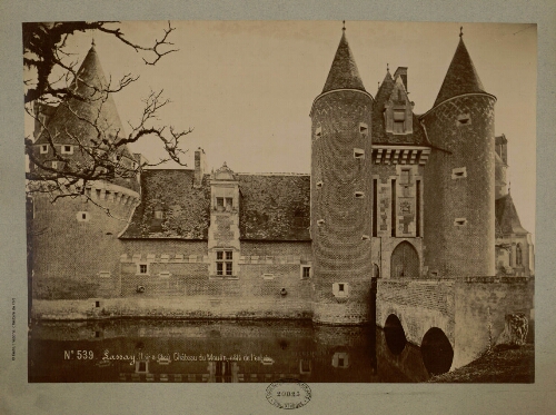Lassay (Loir & Cher), Château du moulin, côté de l'entrée