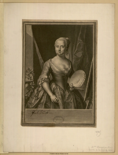 Mme Werner, née Haid, peintre de la Cour de Saxe