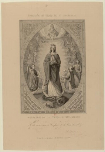 [Sainte Vierge (Immaculée Conception), Paris, Église Saint-Denis du Saint-Sacrement]