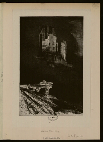 Ruines d'un bourg, Victor Hugo, Guernesey