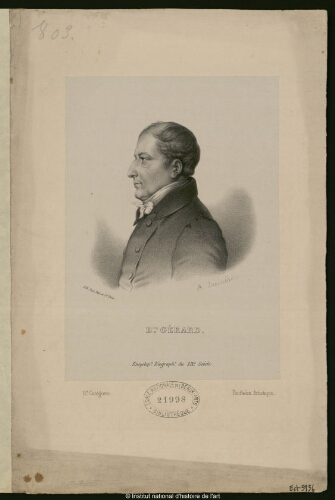 Baron Gérard (Encyclopédie Biographique du XIXe siècle)