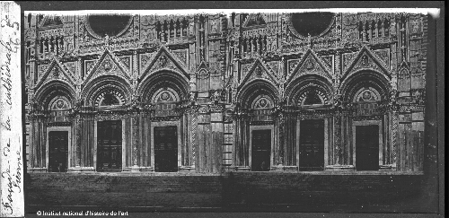 Façade de la cathédrale de Sienne