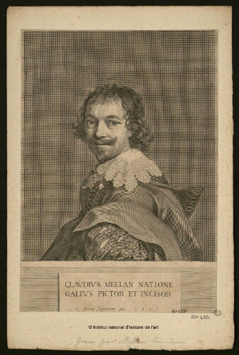 Claudius Mellan, natione Gallus pictor et incisor