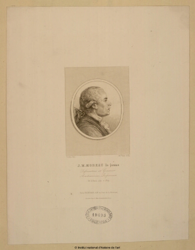 J. M. Moreau le Jeune, dessinateur et graveur, académicien, professeur, né à Paris 1741, mort en 1814