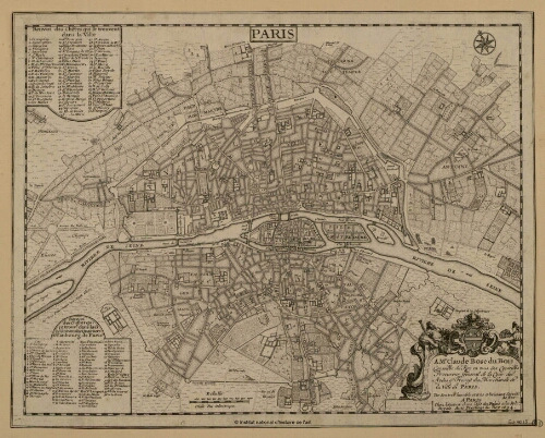 [Plan de Paris vers 1694]