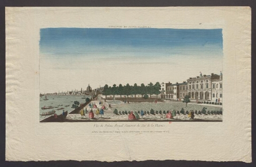 Vue du Palais royal Somerset du côté de la Tamise