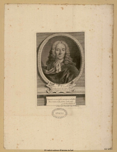 Nicolas de Largillière, chancelier, ancien directeur et recteur de l'Académie Royale de Peinture et Sculpture [...]