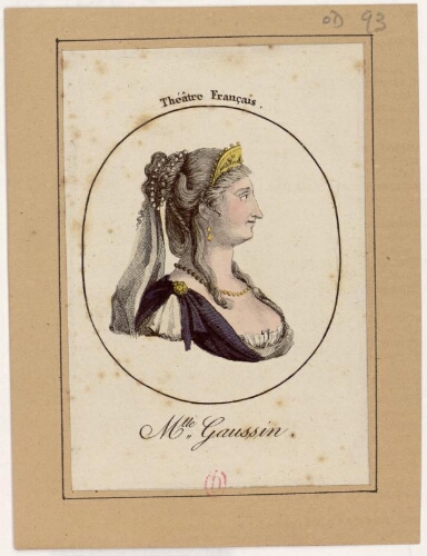 Mademoiselle Gaussin, Théâtre français