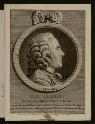 G. M. Guérin, écuier, chevalier de l'Ordre du Roi, ancien chirurgien major [...]