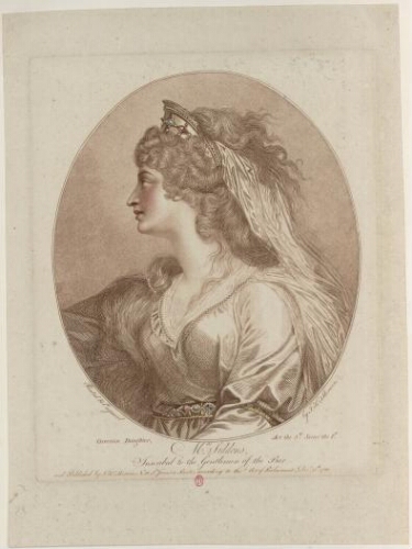 Mrs Siddons, Inscribed to the Gentlemen of the Bar, Grecian Daughter, acte the 5th, scene the 1st