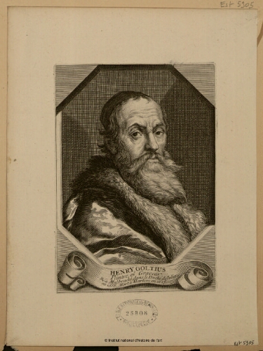 Henry Goltius, peintre et graveur, né à Mulbracht dans le duché de Juliers en 1558, mort à Harlem en 1617