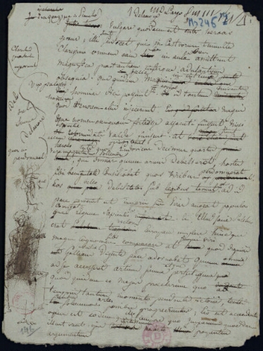 Cahiers de classe (1811-1815) : 14ème cahier