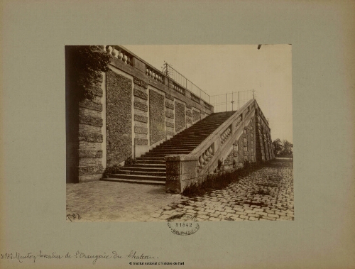 Meudon, escalier de l'Orangerie du château