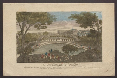 Vue de l'Orangerie de Versailles
