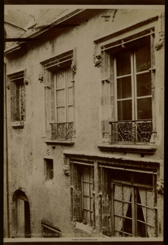 Blois (Loir et cher), maison rue Chemauton [sic]