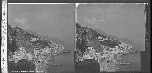 Amalfi vu de la route dei Cappuccini
