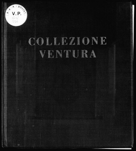Collezione Ventura : [vente du 6 avril 1932]