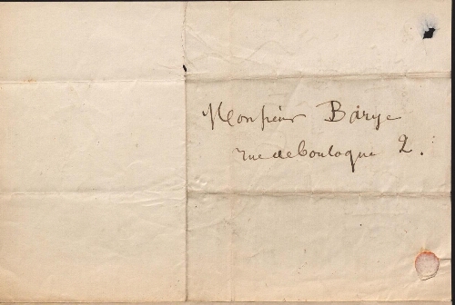 Lettres de Théophile Thoré (ou sous le pseudonyme de William Bürger)