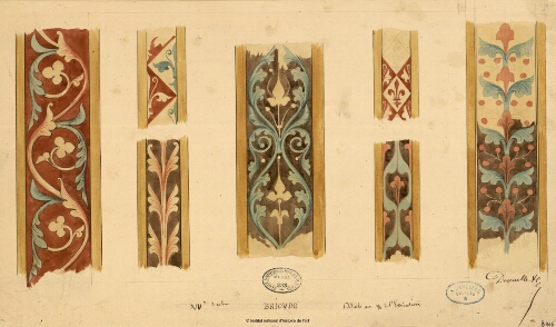Brioude, XIVe siècle [détails de décoration]