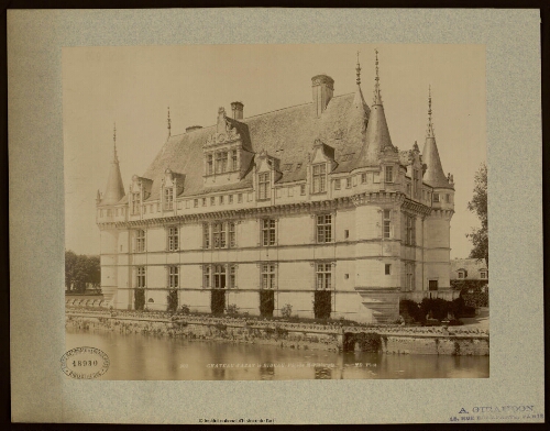 Château d'Azay le Rideau. Façade Méridionale