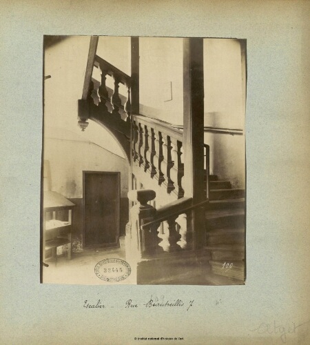 Escalier, Rue Beautreillis 7