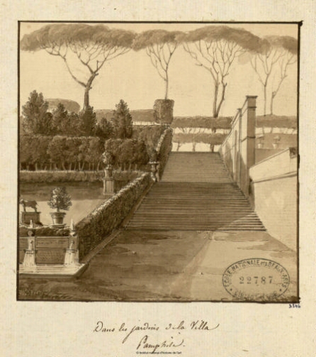 Dans les jardins de la Villa Pamphile [Rome]