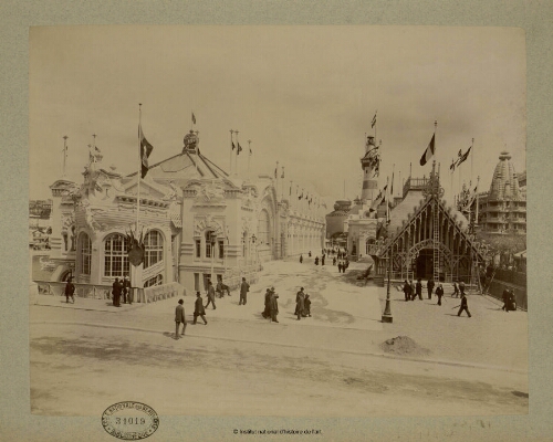Exposition Universelle de 1900. Parc du Champ de Mars, Pavillon des Messageries Maritimes