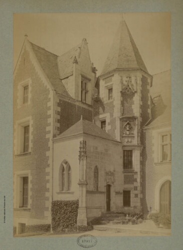 Château d'Amboise, détail, maison de Léonard de Vinci