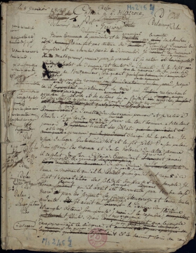 Cahiers de classe (1811-1815) : 4ème cahier