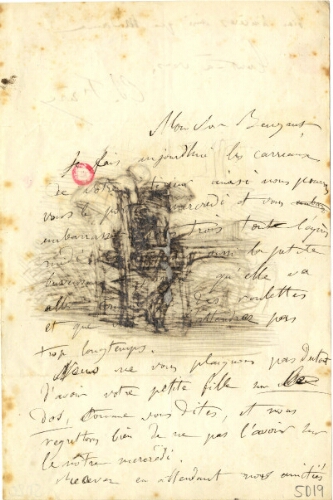 Lettre de Pierre Edouard Frère à Adolphe Beugniet