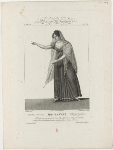 Melle Levert, Théâtre Français, rôle de Roxelane dans Les Trois sultanes