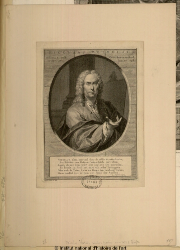 Nikolaas Verkolje, geboren te Delft, April 1673, overleden te Amsterd. 21 January 1746