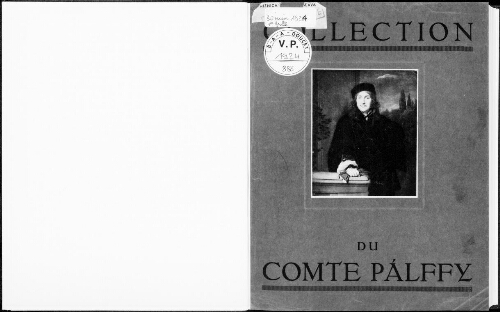 Collection du comte Pálffy : [vente du 30 juin et 1er juillet 1924]