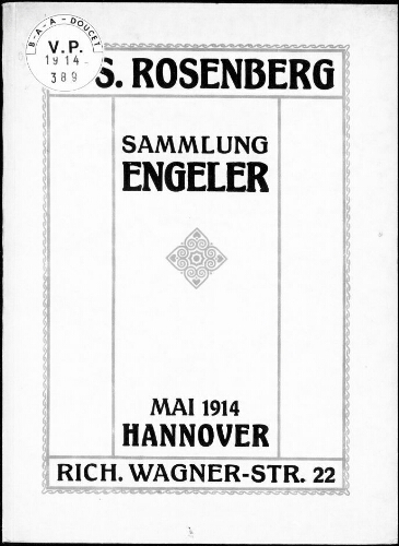 Münzen u. Medaillen der Lande Braunschweig, Lüneburg und Hannover […] : [vente du 25 mai 1914]