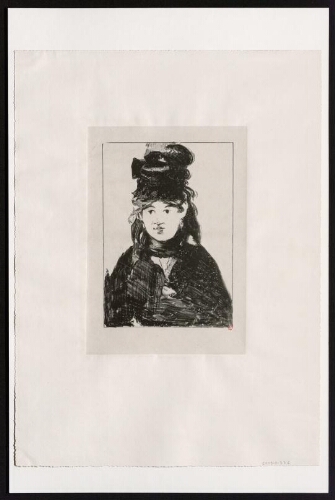 Portrait de Berthe Morisot (1re planche)