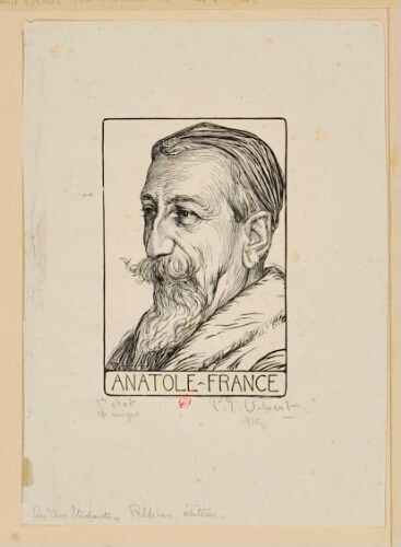 [Portrait d'Anatole France]