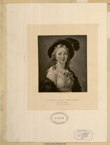 Elisabeth Louise Vigée-Lebrun, par elle-même (Collection de Greffulhe)