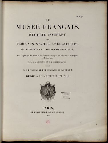Le Musée français. Tome 3